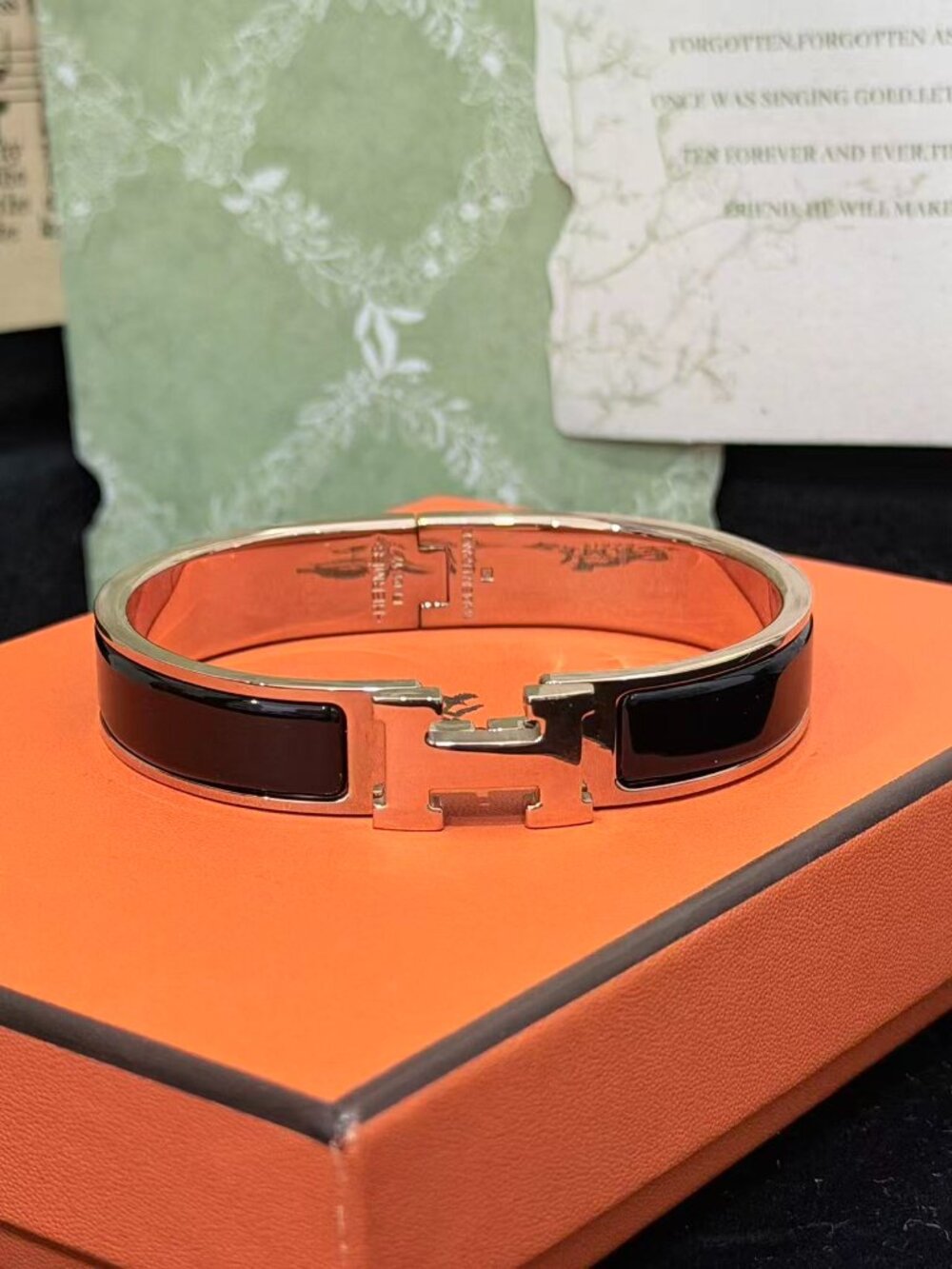Hermes Women‘s Black Bracelet